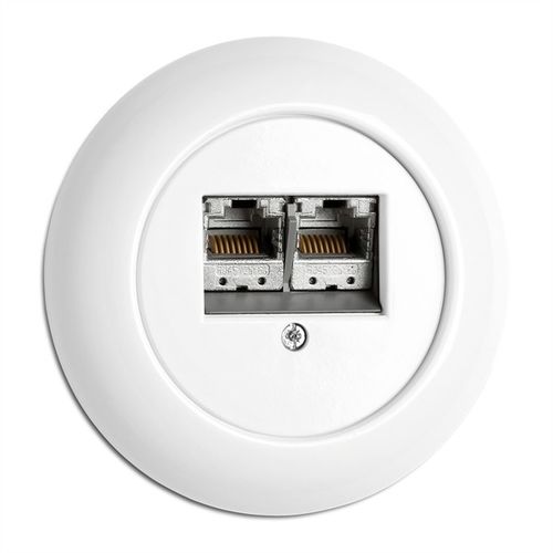 数据型插座 - ECOOME Interrupteurs et prises design - 嵌入式 / 瓷质 / 现代风格