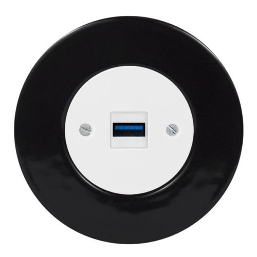 USB插座 - ECOOME Interrupteurs et prises design - 嵌入式 / 瓷质 / 现代风格