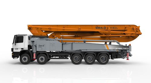 移动式混凝土泵 - K61L - CIFA S.p.A - 卡车安装式