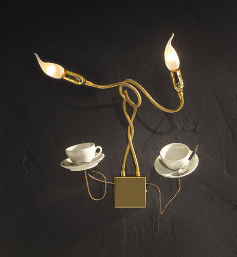 原创设计壁灯 - TETE A TETE - lucifero illuminazione - 室内 / 金属 / 固定