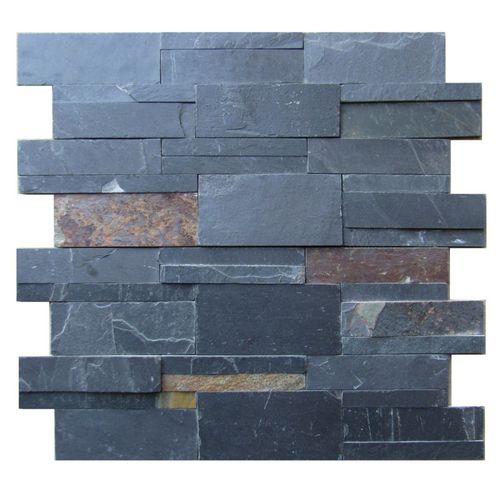 板岩马赛克 - STACKED - Asian Stones - 室内 / 墙面 / 几何图案