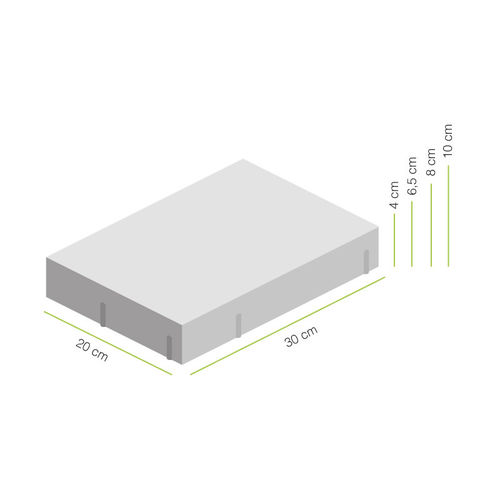 混凝土路面砖 - ECOGRANIC®: 30×20 - PVT - 可行车 / 用于公共空间 / 再生材料