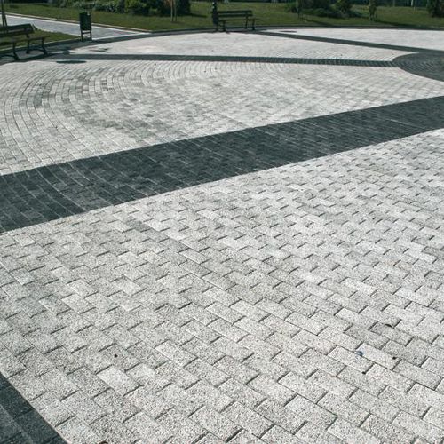 混凝土路面砖 - GRANICEM®: 40X20 - PVT - 可行车 / 人行道 / 用于公共空间