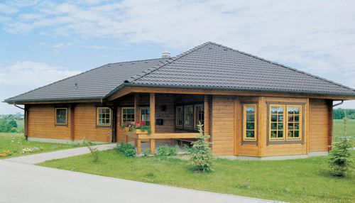 预制房屋 - EUROHOME : 167 - Artic House - 圆木 / 生态型 / 传统风格