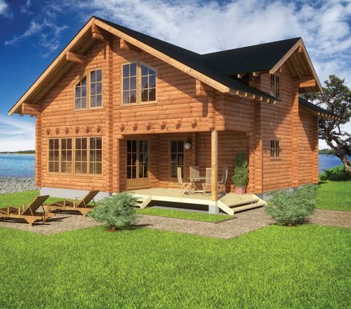 预制房屋 - RIVERBANK - Artic House - 生态型 / 现代风格 / 2层楼