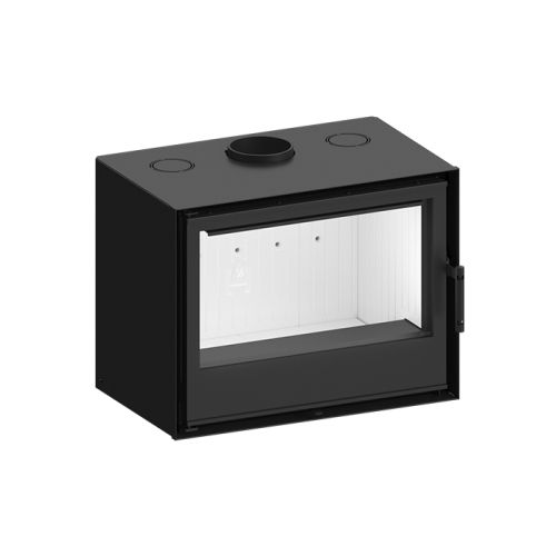 燃木壁炉 - CUBO 700 - Hitze - 嵌入式 / 单面 / 开放式