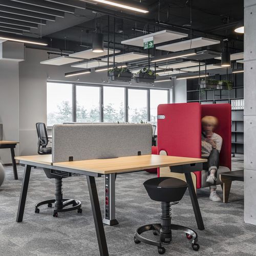 开放式办公桌 - FLEXIDO A - Mikomax Smart Office - 北欧风格 / 木质 / 模块化