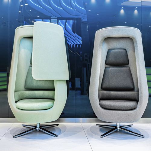 现代风格办公椅 - A11 CLOSEABLE - Mikomax Smart Office - 羊毛 / 木质 / 布艺