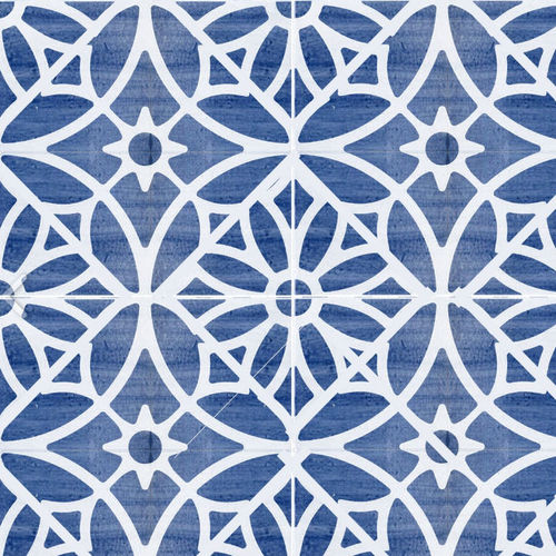 赤陶砖 - BLU COBALTO : ROMBO 2STELLARE BLU - Ceramiche Militello art & design S.R.L - 室内 / 墙面 / 地面用