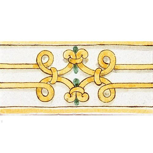 赤陶腰线 - GIALLO ARANCIO : F19 - Ceramiche Militello art & design S.R.L - 手工