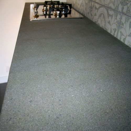 熔岩石厨房台面 - BASALTIC : PIANALE - Ceramiche Militello art & design S.R.L - 厨房 / 灰色 / 哑光效果