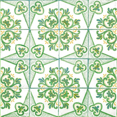 釉面陶瓷瓷砖 - VERDE RAME - Ceramiche Militello art & design S.R.L - 赤陶 / 手工上漆 / 室内