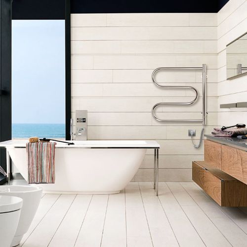 电热毛巾架散热器 - LASSO HP-I - MARIO DESIGN RADIATORS - 现代风格 / 不锈钢 / 壁挂