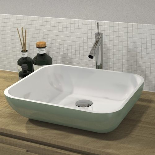 台上盆 - SQUARE BOWL - WATERGAME COMPANY - 复合材料 / 双色 / 长方形