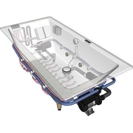 嵌入式浴缸 - AERO-HYDROBAIN - WATERGAME COMPANY - 专业 / 复合材料 / 现代风格
