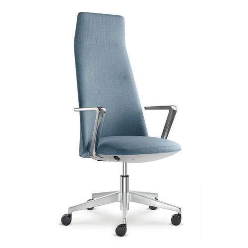 现代风格老板椅 - MELODY DESIGN - LD Seating s.r.o. - 布料 / 铬制 / 高背