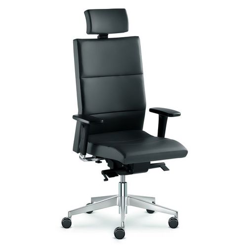现代风格老板椅 - LASER  - LD Seating s.r.o. - 尼龙 / 带头枕 / 高度可调节