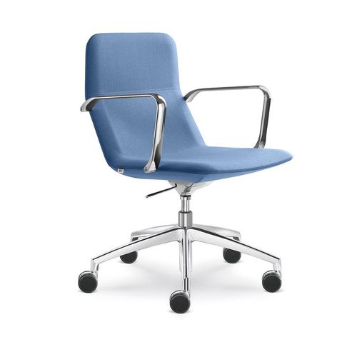 现代风格办公椅 - FLEXI  - LD Seating s.r.o. - 室内 / 布料 / 铝座桌脚