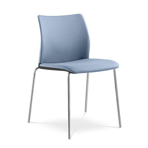 现代风格会议椅 - TREND  - LD Seating s.r.o. - 室内 / 布料 / 铬钢桌脚
