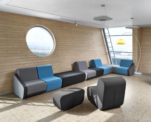 组合沙发 - OPEN PORT - LD Seating s.r.o. - 现代风格 / 布料 / 公共空间