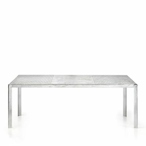 现代风格桌 - Hope Plus/B - PF Stile Srl - 钢 / 钢座桌脚 / 长方形