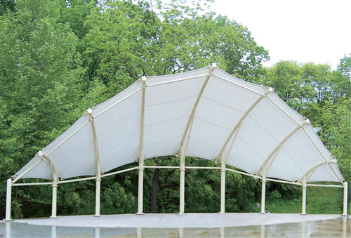 PVC建筑膜材 - WHITE'S ROAD PARK BANDSHELL - FabriTec Structures - 用于拉伸结构 / 用于遮阳板 / 阻燃