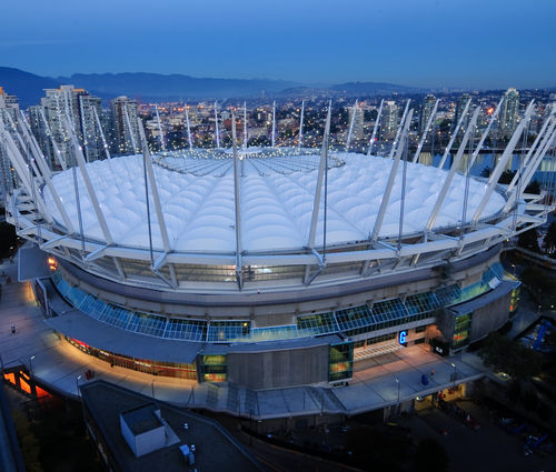 PTFE建筑膜材 - BC PLACE STADIUM - FabriTec Structures - 用于拉伸结构 / 用于公共空间 / 用于屋顶