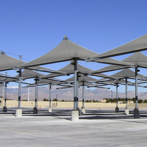 PVC建筑膜材 - RTC SUNSET MAINTENANCE FACILITY - FabriTec Structures - PVC涂层玻纤布 / 用于拉伸结构 / 用于公共空间
