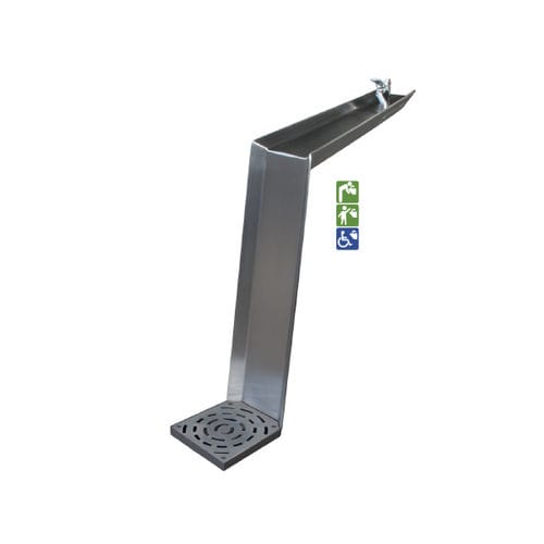 残障人士用喷泉式饮水机 - VICTORIA - Ado urban - 户外 / 金属 / 公共空间