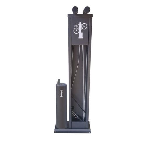 不锈钢自行车维修站 - KEEPER - Ado urban - 带充气泵 / 带工具箱 / 公共空间
