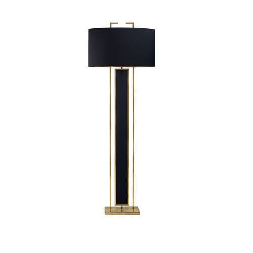 落地灯 - AMBASSADOR  - Memoir - 抛光黄铜 / 布料 / 现代风格