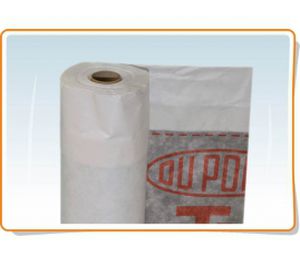 聚乙烯织物类膜材 - TYVEK®PRO+TAPE - Baltijos Brasta - PP / 用于屋顶 / 阻燃