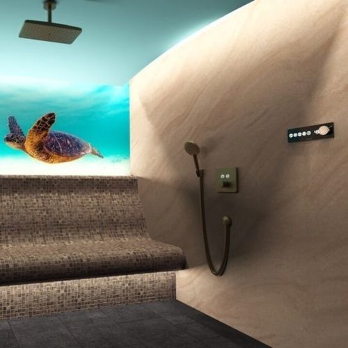 带淋浴蒸汽浴室 - VOGUE MOSAIC LINE - Cleopatra World of Wellness