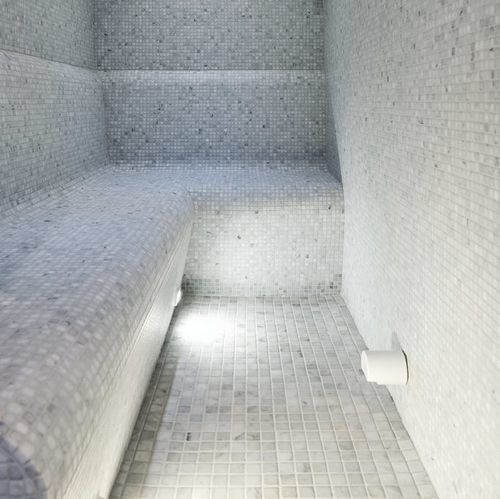 现代风格长椅 - TILEABLE - Cleopatra World of Wellness - 水泥 / 带椅背 / 无扶手