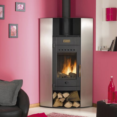 木材采暖炉 - UZON - GODIN export - 0 - 5 kW / 9 kW / 转角式