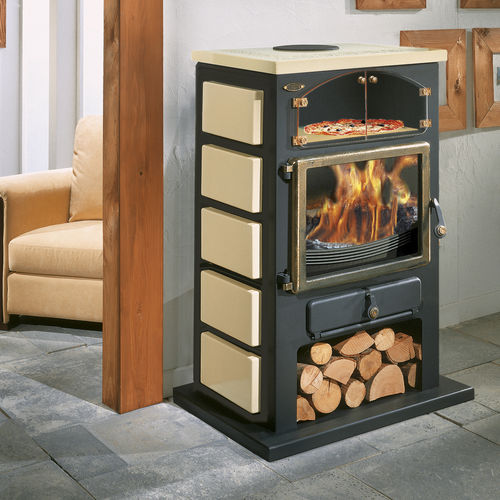 木材采暖炉 - CHAMONIX - GODIN export - 燃气 / 12 kW / 多燃料