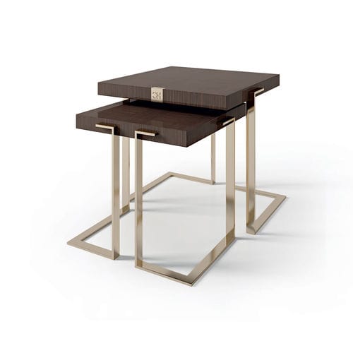 现代风格套桌 - ART. 7950  - CARPANESE HOME - 木质 / 金属桌脚 / 正方形