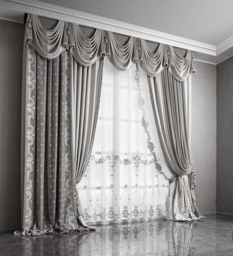 图案窗帘 - AURA MODEL SOLO BALZA  - Chicca Orlando srl - 布料