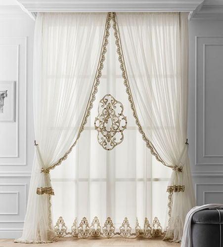 单色纱 - PALAZZO MODEL 33  - Chicca Orlando srl - 图案 / 透明 / 绣花