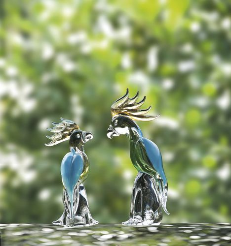 水晶雕塑 - PARROTS  - Duccio di Segna srl - 商用