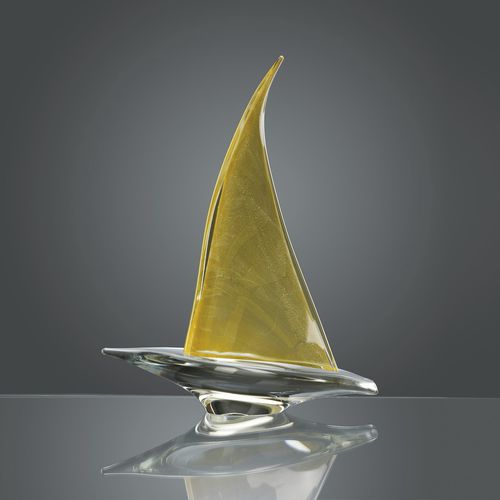 水晶雕塑 - BOAT - Duccio di Segna srl - 商用