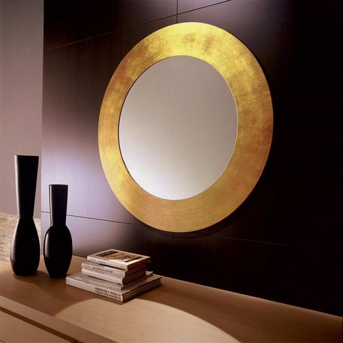 壁挂镜子 - VANITY - Formenti Arredamenti di Giorgio Formenti & C.snc - 现代风格 / 圆形 / 金色