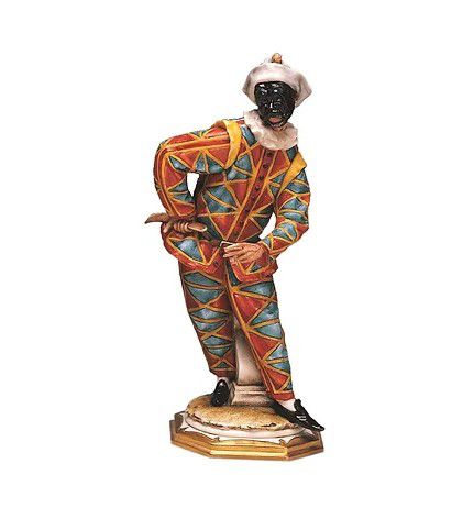 瓷质雕塑 - Harlequin - Porcellane Principe snc