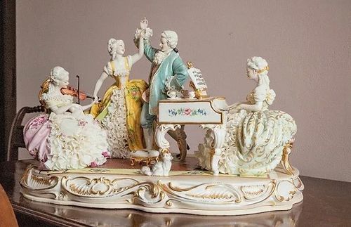 瓷质雕塑 - Pleasant time - Porcellane Principe snc - 彩色