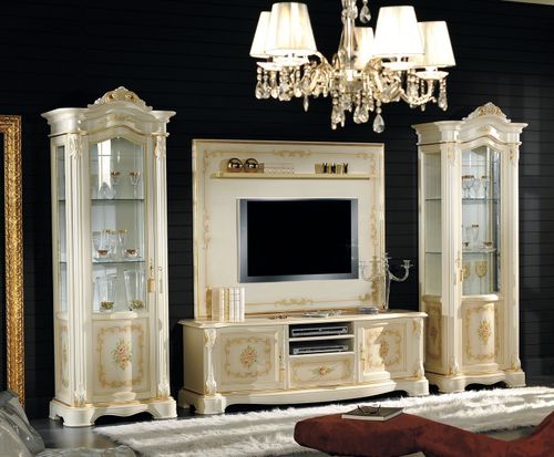 经典风格电视墙组合柜 - ART.9929 - Tarocco Vaccari Group srl - 漆木