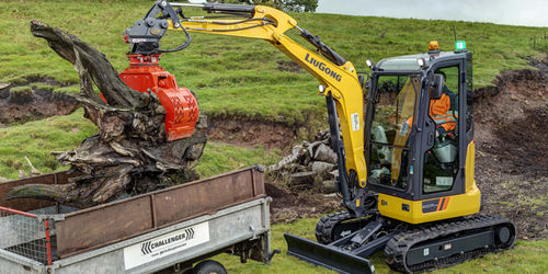 履带式挖土机 - 9027F - Guangxi Liugong Machinery Co. Ltd. - 紧凑型 / 工程 / 柴油