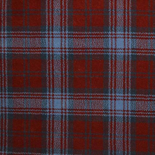 编织满铺地毯 - LINDSAY BLUE TARTAN - STEVENS AND GRAHAM - 羊毛 / 尼龙 / 商业