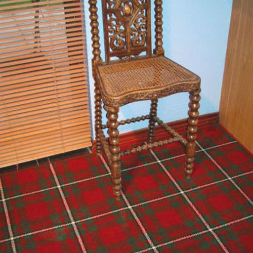 编织满铺地毯 - MACGREGOR RED TARTAN  - STEVENS AND GRAHAM - 羊毛 / 尼龙 / 商业