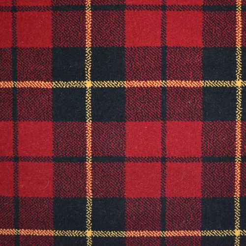 编织满铺地毯 - WALLACE RED TARTAN  - STEVENS AND GRAHAM - 羊毛 / 尼龙 / 商业