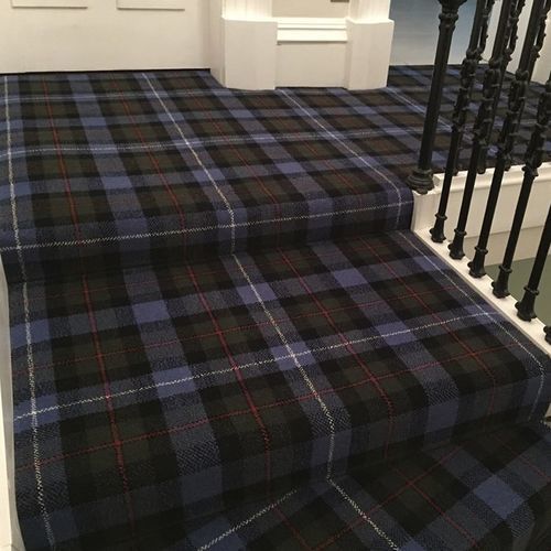 编织满铺地毯 - ROBERTSON HUNTING TARTAN - STEVENS AND GRAHAM - 尼龙 / 羊毛 / 格子